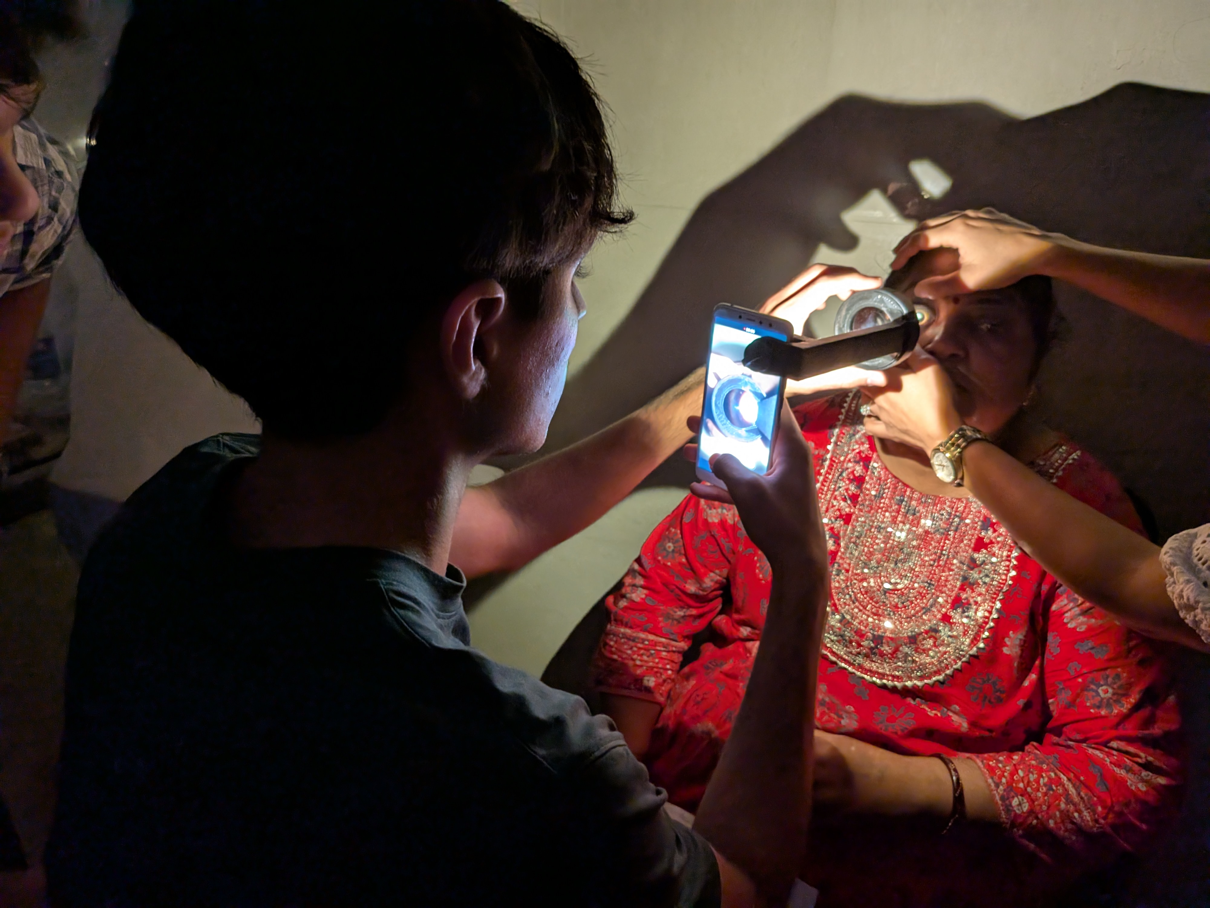 Smartphone-based screening at Bhojay Sarvodaya Clinic
